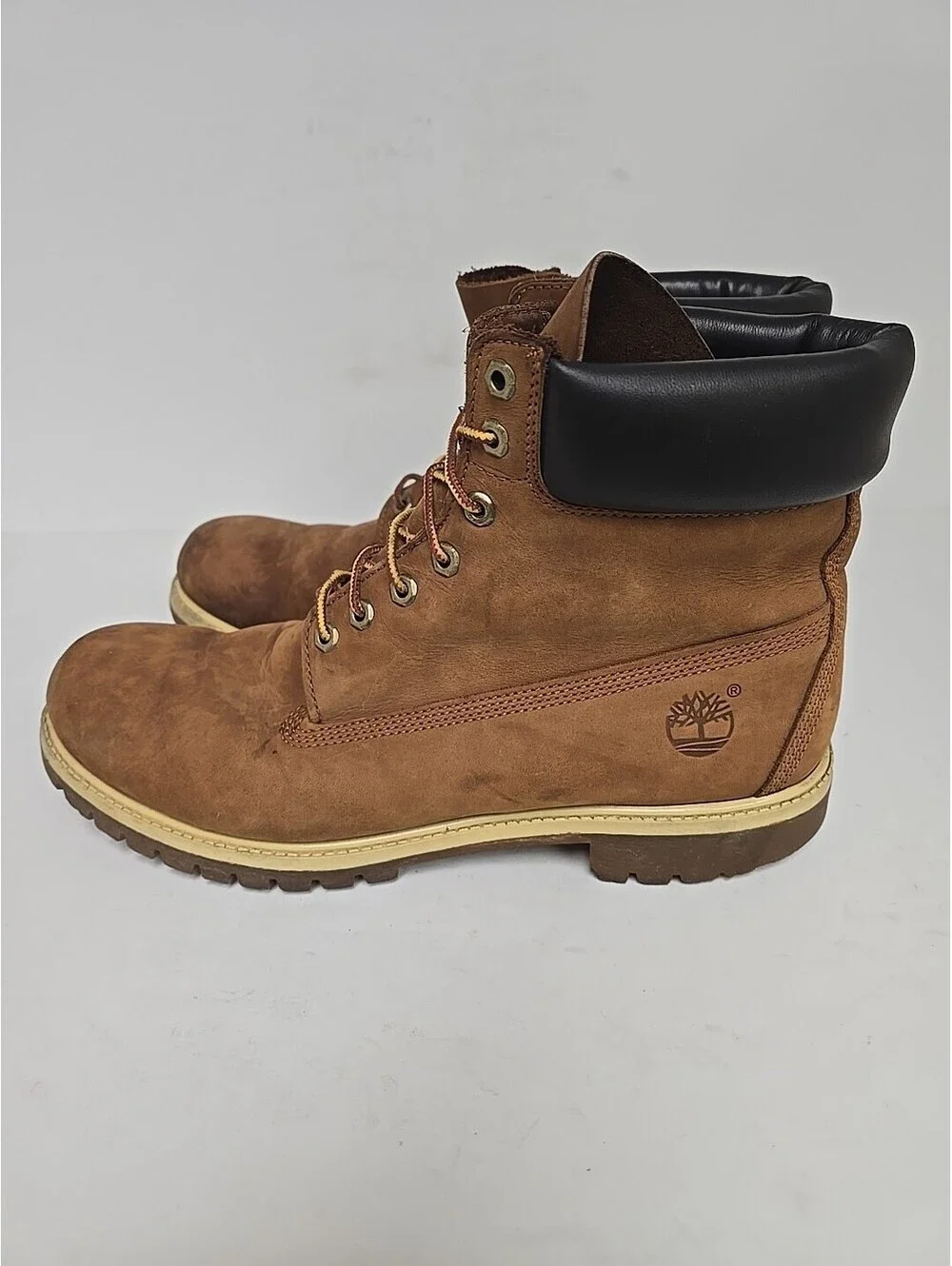 Timberland Men's Boot 6 Inch Premium Waterproof Leather 72066 Rust Nubuck 13M